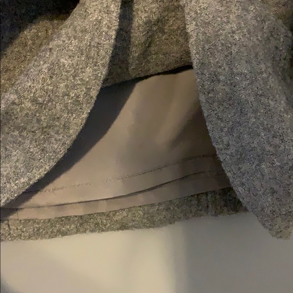 Ann Taylor Factory wool blend a-line skirt grey - Picture 4 of 5